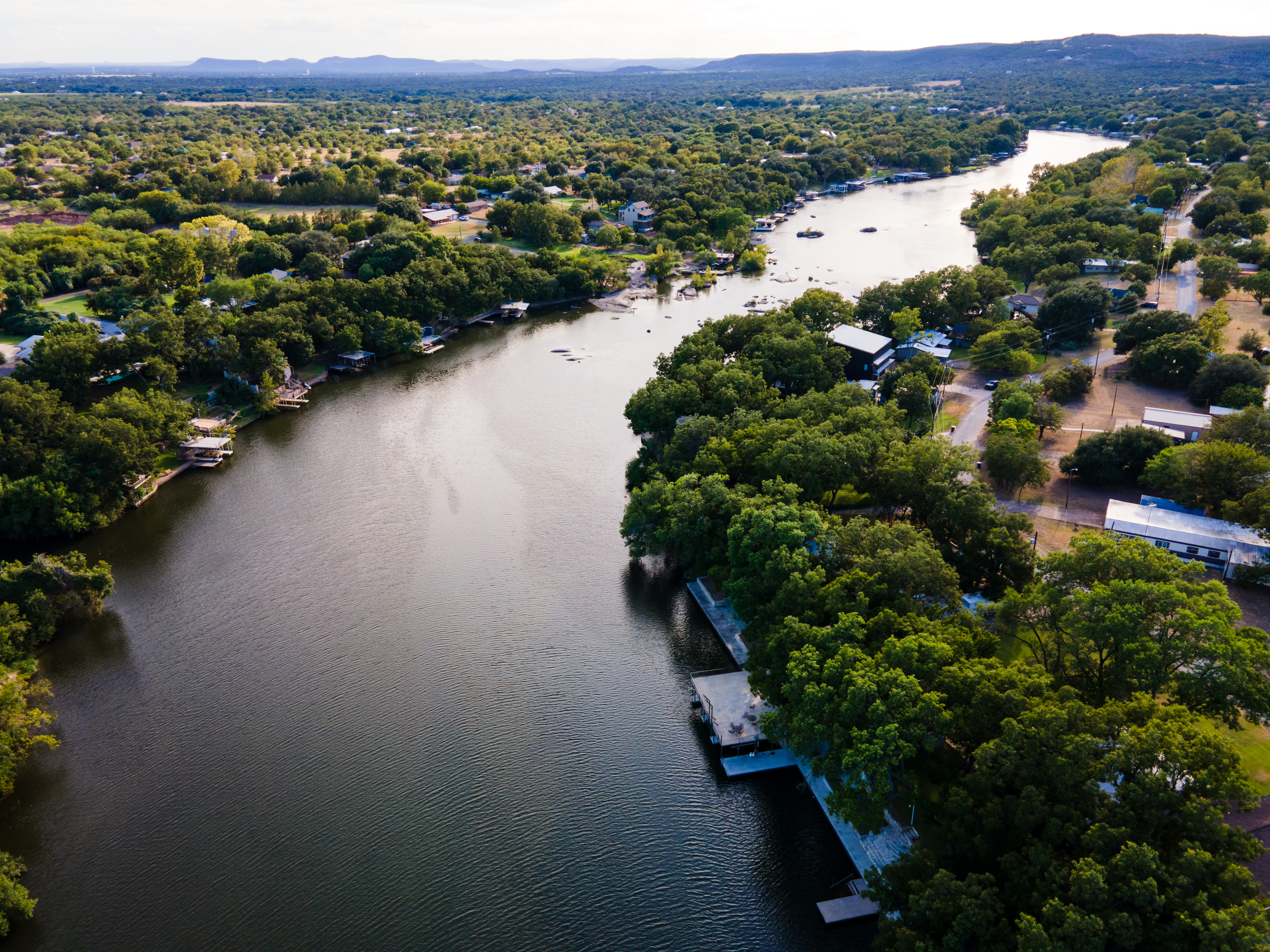 Summer,Time,Above,Lake,Lbj,In,The,Texas,Hill,Country